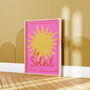 Le Soleil Illustrated Sun Giclee Print, thumbnail 7 of 11