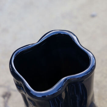 Personalised Blue Welly Boot Planter, 6 of 7