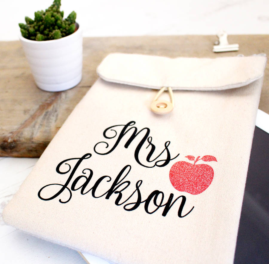 Personalised Teacher iPad Case By Precious Little Plum