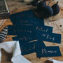 Navy Place Card, thumbnail 1 of 5