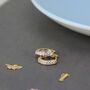 Hoop Earrings With Cubic Zirconia Diamante Stones, thumbnail 3 of 10