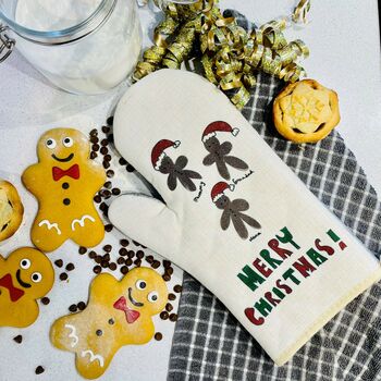 Personalised Child's Drawing Oven Mitt, 2 of 8