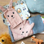 Personalised Baby Bunny Hooded Cotton Towel, thumbnail 3 of 10
