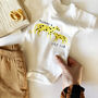 Leopard And Cub Personalised Babygrow, thumbnail 1 of 5