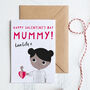 Customised Mummy Valentine's Card, thumbnail 3 of 6