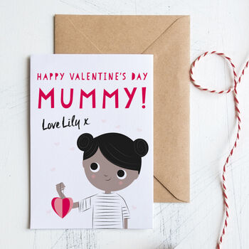 Customised Mummy Valentine's Card, 3 of 6