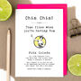 Pina Colada Cocktail Recipe Greeting Card, thumbnail 2 of 5