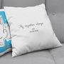 Personalised Matisse Doves Cut Out Cushion, thumbnail 7 of 7