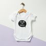 Personalised Speech Bubble Baby Grow, thumbnail 1 of 6
