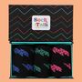 Women's Lightning Bolt Bamboo Glitter Socks Gift Set, thumbnail 1 of 5