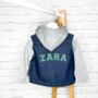 Personalised Varsity Kids Denim Jacket, thumbnail 4 of 6