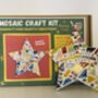Wish Upon A Star Child’s Mosaic Christmas Craft Kit, thumbnail 1 of 5