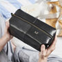 Personalised Initials Leather Wash Bag, thumbnail 8 of 12