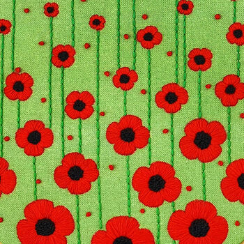 Poppy Field Embroidery Kit, 5 of 8