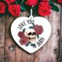 Gothic 'Love You To Death' Decoration, thumbnail 1 of 2
