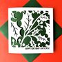 Personalised December Holly Birth Flower Card, thumbnail 1 of 4