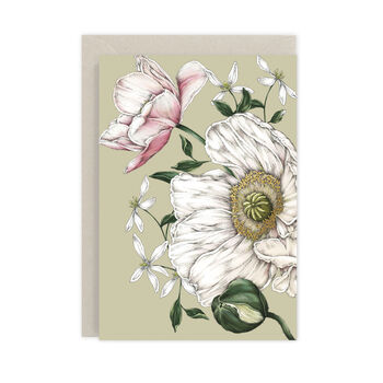 Spring Blossom Green Botanical Card, 2 of 2