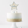 Personalised Star Birthday Cake Topper, thumbnail 2 of 5