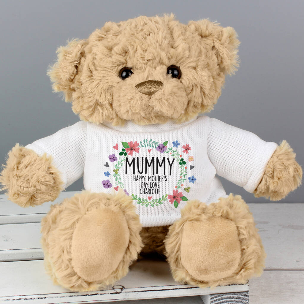 personalised teddy bear valentines