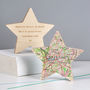 Map Location Star Gift Ornament, thumbnail 3 of 8