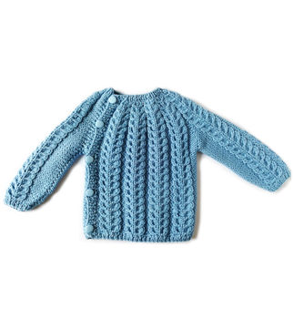 Braid Knit Baby Jumper With/Without Hat And Booties By Anagibb ...