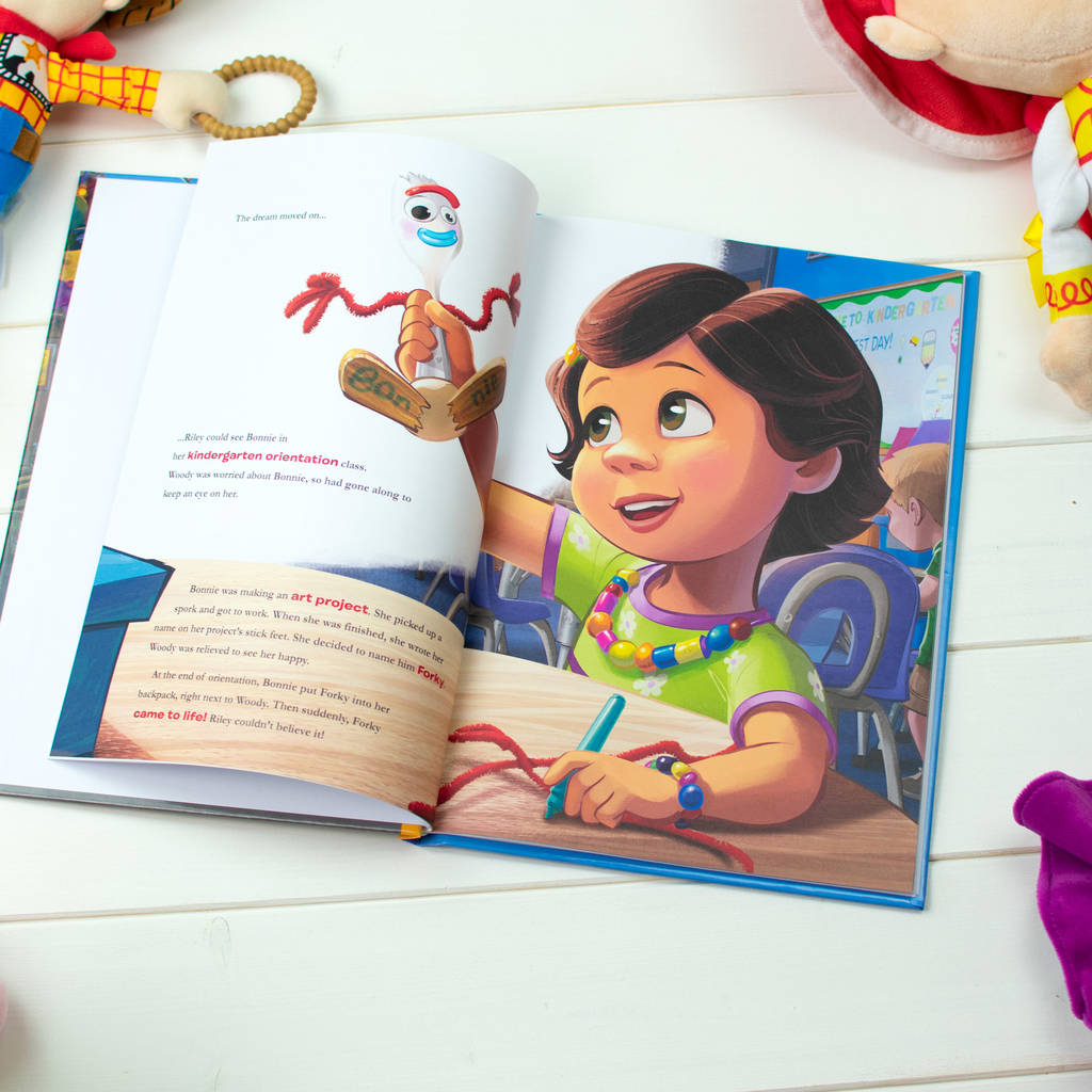 disney toy story 4 personalised book by alice frederick