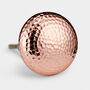 Copper And Silver Hammered Cupboard Door Knobs, thumbnail 7 of 9