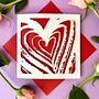 Heart Papercut Valentine's Card, thumbnail 1 of 4