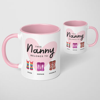 Personalised Nan Nanny Gran Mug Birthday Mothers Day, 3 of 6
