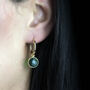 Semi Precious Birthstone Hoop Earrings, thumbnail 4 of 10