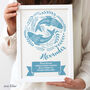 Personalised New Baby Zodiac Framed Print, thumbnail 4 of 11