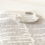 Stamped Aluminium Bracelet – 'Though She Be But Little, She Is Fierce' Shakespeare Quote, thumbnail 2 of 8