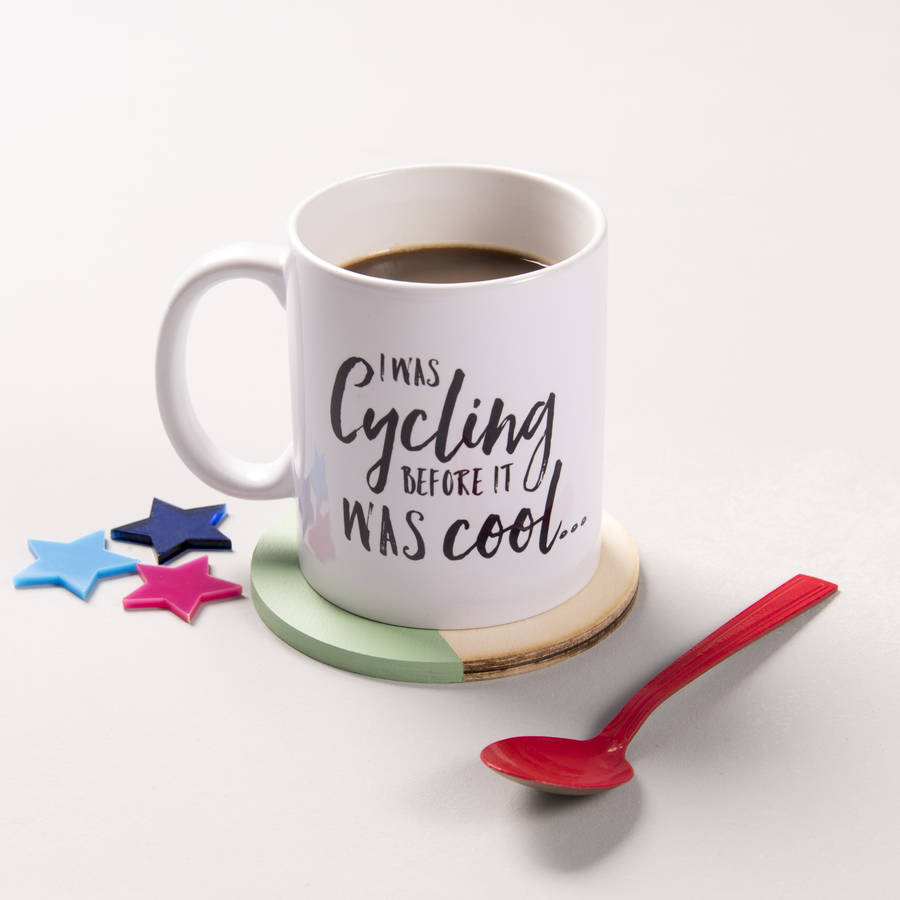 'I Was Cycling Before It Was Cool' Ceramic Mug, 1 of 4