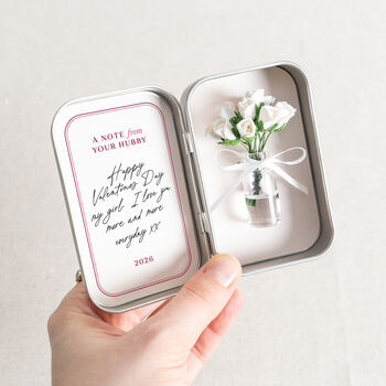 A Dozen Forever Roses Keepsake In Mini Tin, 4 of 6