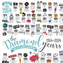 Personalised 60th Diamond Wedding Anniversary Print, thumbnail 2 of 10