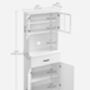 Tall Kitchen Pantry Cupboard Modern Storage Unit, thumbnail 2 of 9