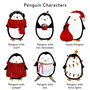 Personalised Couples Penguin Christmas Mug, thumbnail 6 of 9