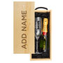 Mini Moet Champagne And Engraved Single Flute, thumbnail 1 of 6