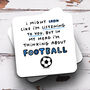 Personalised Mug 'Thinking About Football', thumbnail 3 of 3