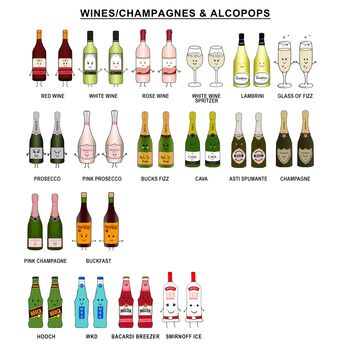 Favourite Drinks Personalised Anniversary Card, 9 of 11