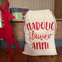 Personalised Welsh Christmas Sack, thumbnail 3 of 3