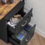 Locking File Cabinet Rolling Printer Stand, thumbnail 6 of 8