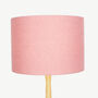 Linen Rose Pink Lampshade, thumbnail 5 of 8