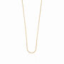 Gold Plated Round Snake Chain Necklace, thumbnail 3 of 5