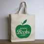 Personalised Teacher Tote Bag, Apple Design, thumbnail 3 of 3