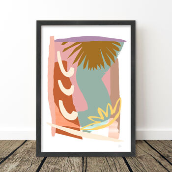 Tropical Leaf Abstract Tropicus Art Print, 6 of 7