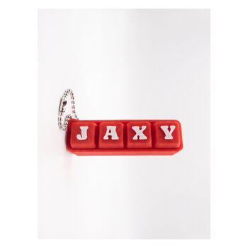 Personalised Fidget Clicker Keyring | Custom Name Keyring Gift | Sensory Clicker Bag Charm, 6 of 8