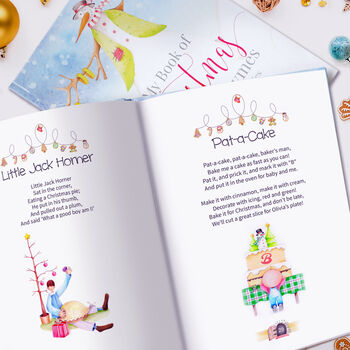 Christmas Nursery Rhymes And Personalised Poems Book, 5 of 9