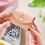 Leather Dog Face Poop Bag Holder, thumbnail 4 of 8