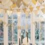 Luxe Gold Glitter Bunting, thumbnail 1 of 3